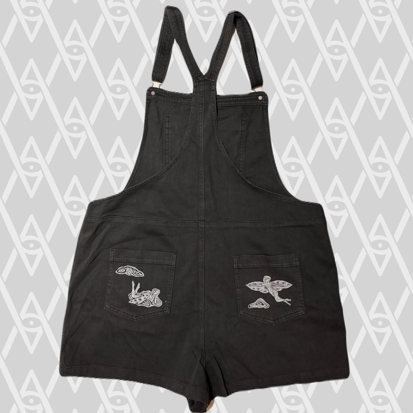 Fairy Overalls Shorts Size 2X