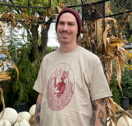 Demon Boys Stamped Short Sleeve Shirt