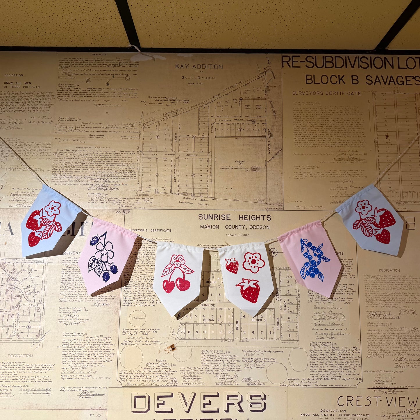 Berry Prayer Flags