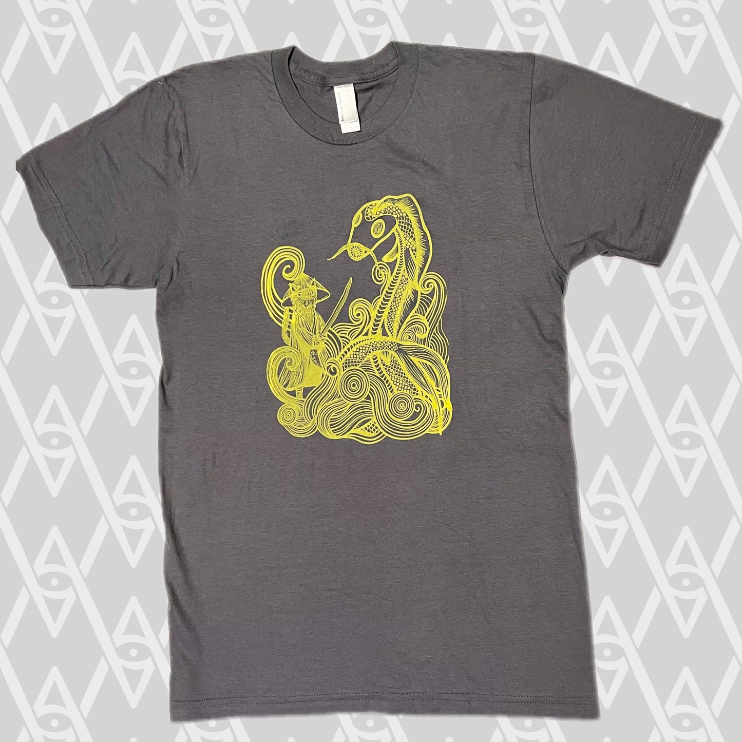 Cat Ronin vs the Giant Koi Dragon Shirt