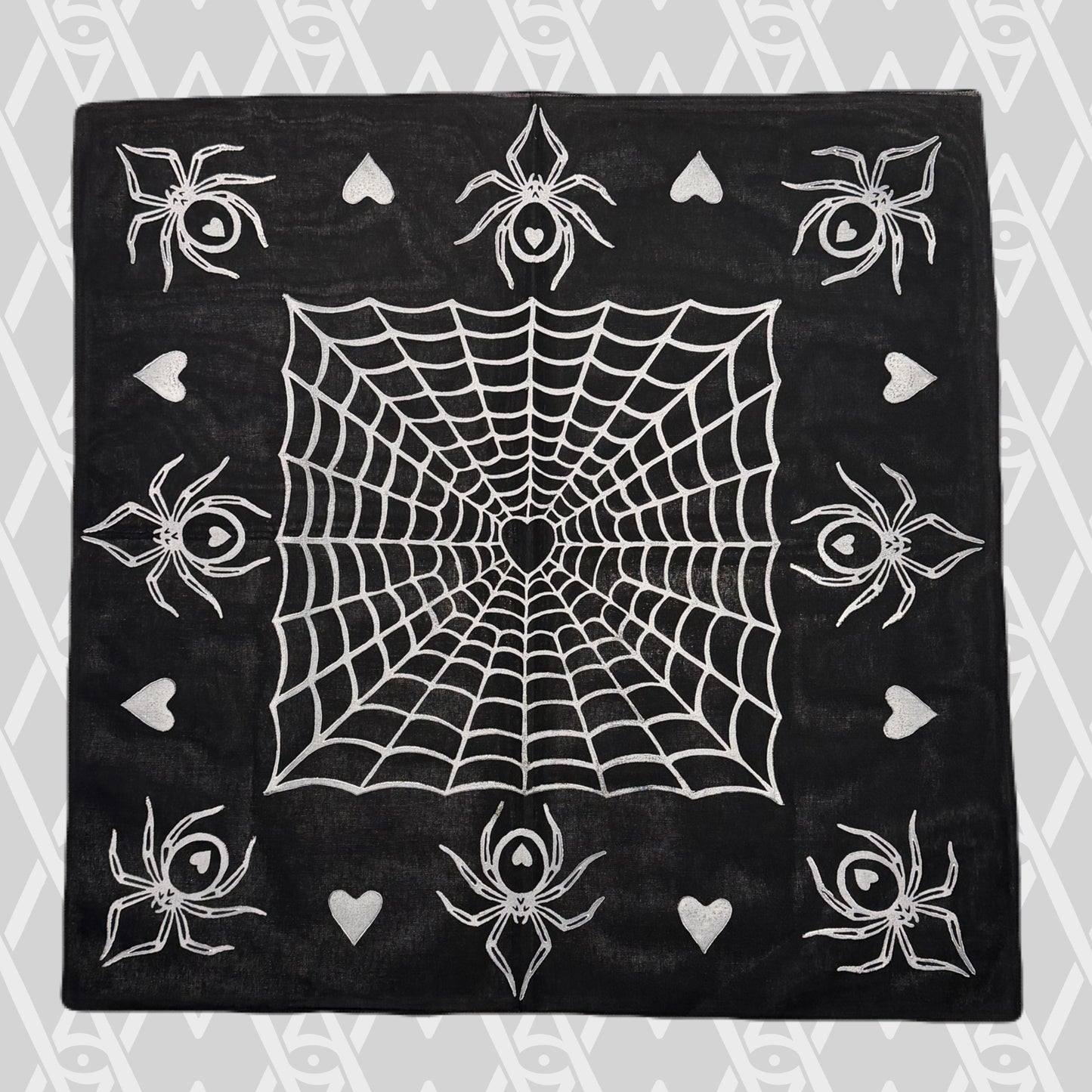 Spider Stamped Bandana