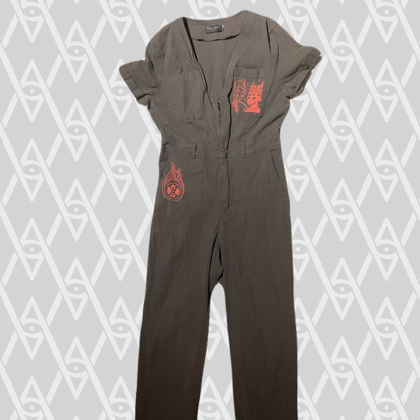 Demon Boys Romper Medium