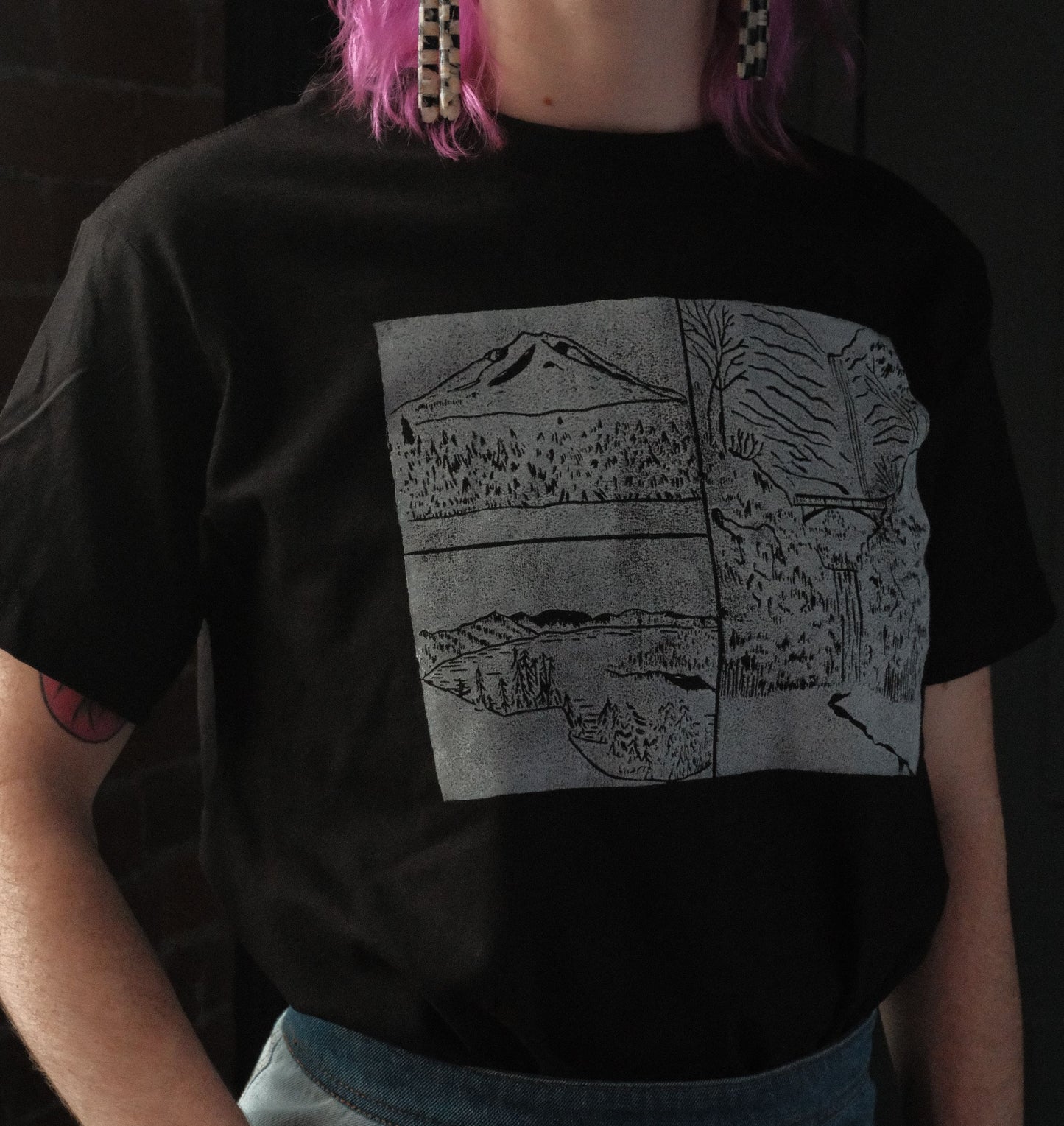 Oregon Landscapes Short Sleeve Shirt