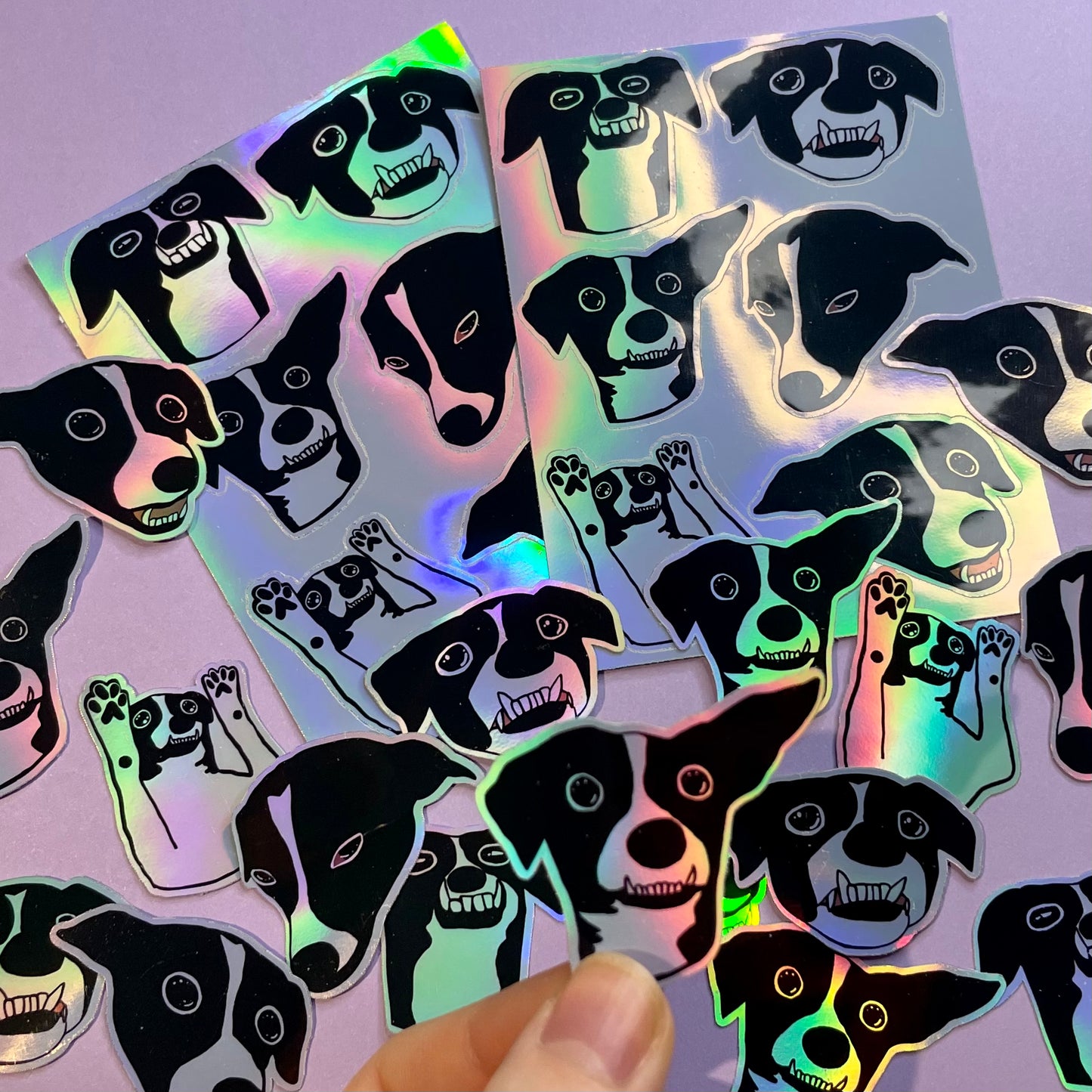 Dermie react stickers