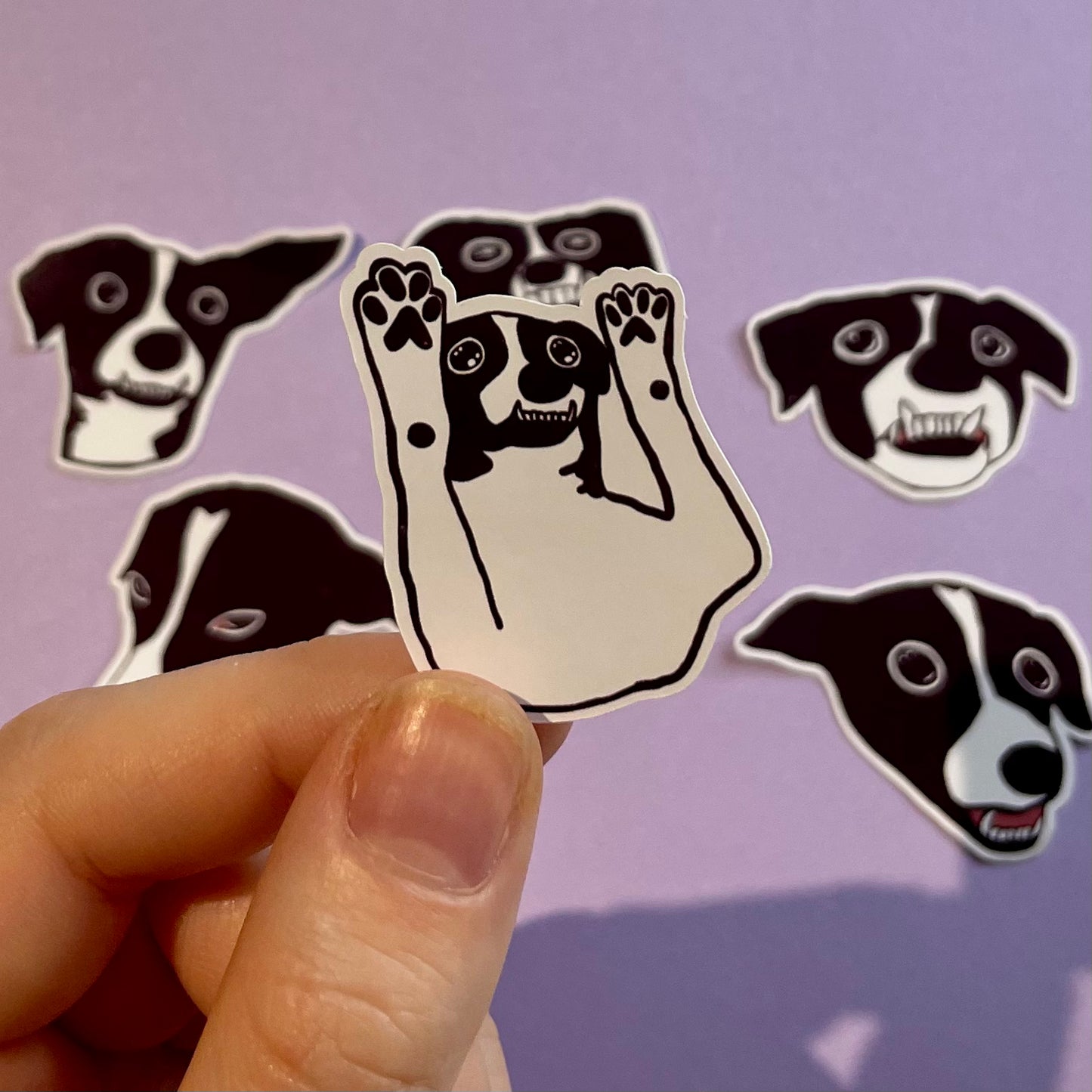 Dermie react stickers