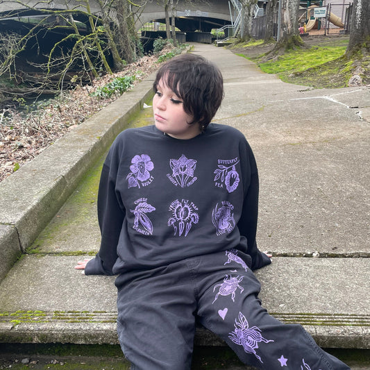 Yoni Flowers Crewneck Sweater