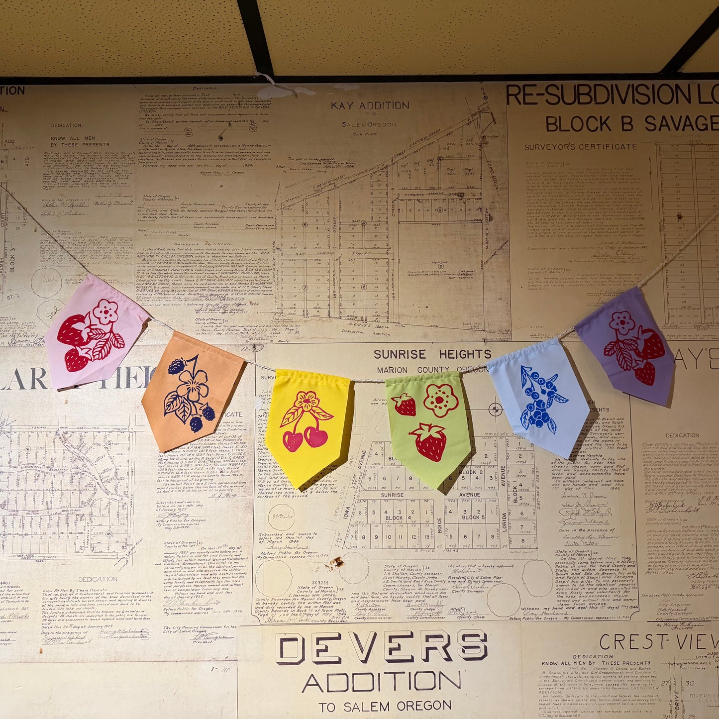 Berry Prayer Flags