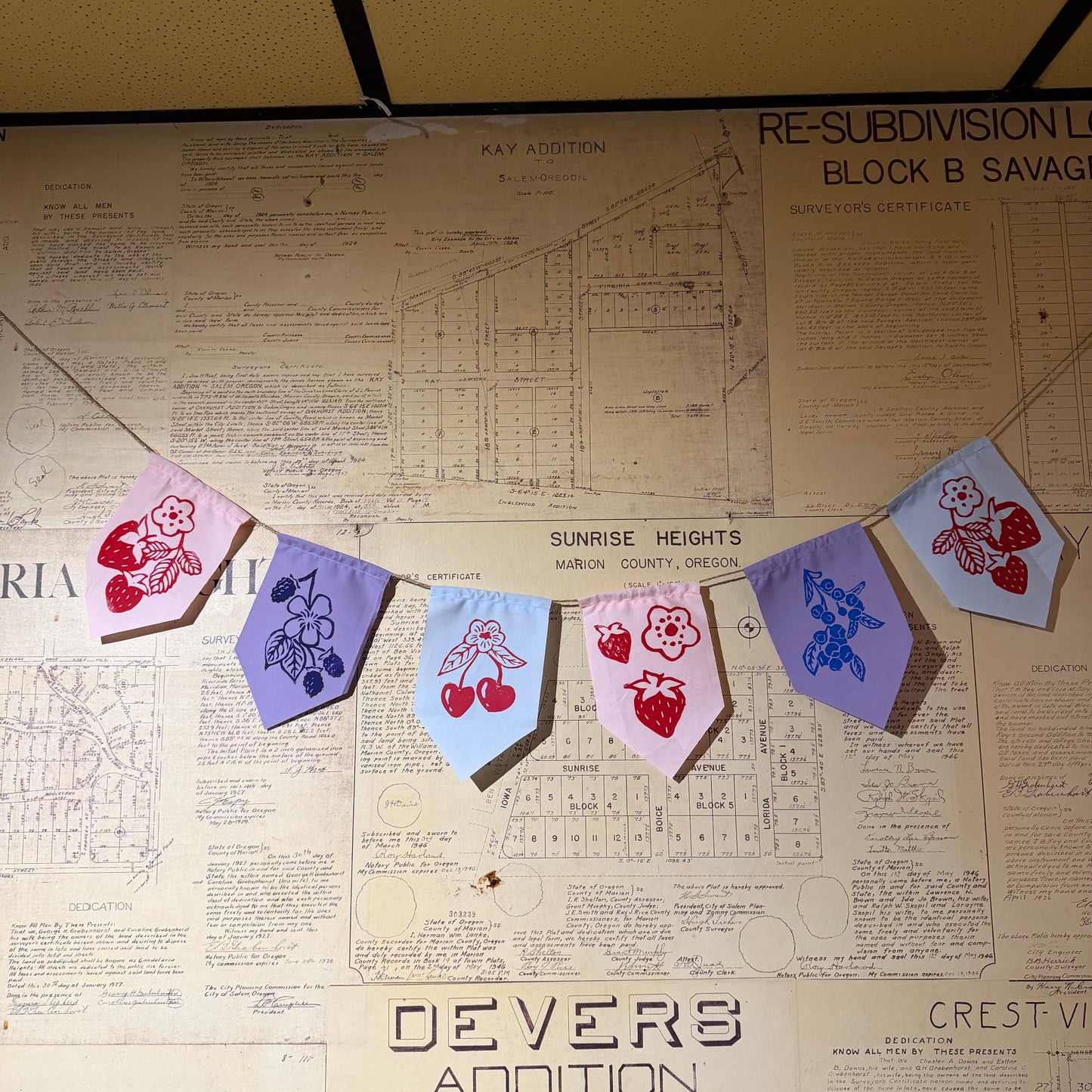 Berry Prayer Flags