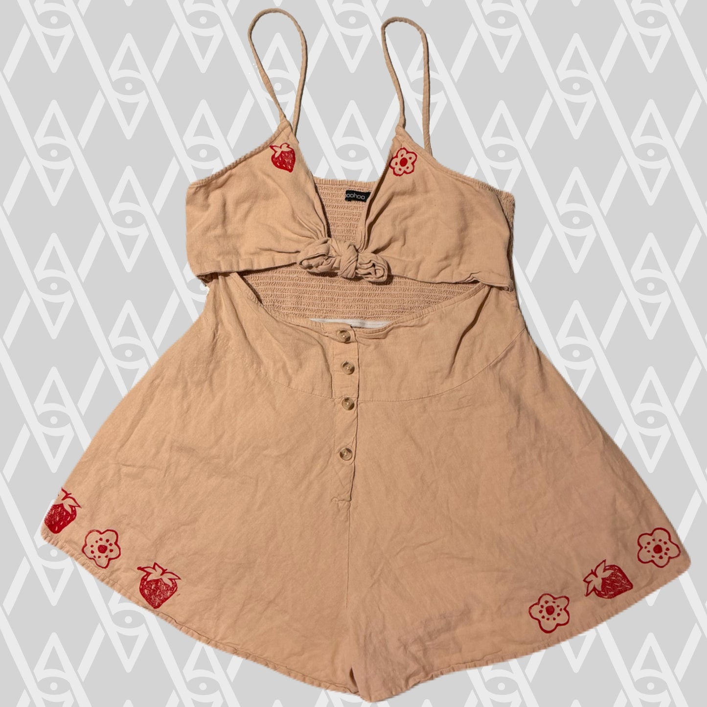 Strawberry Short Romper Size 16