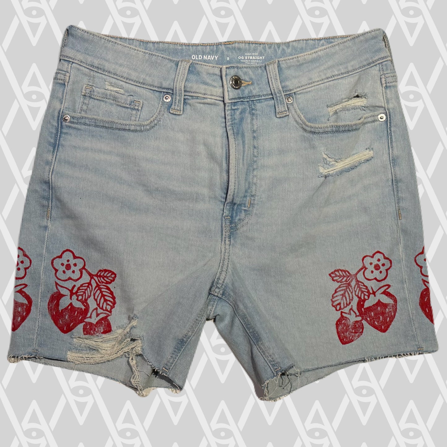 Strawberry Shorts Size 8