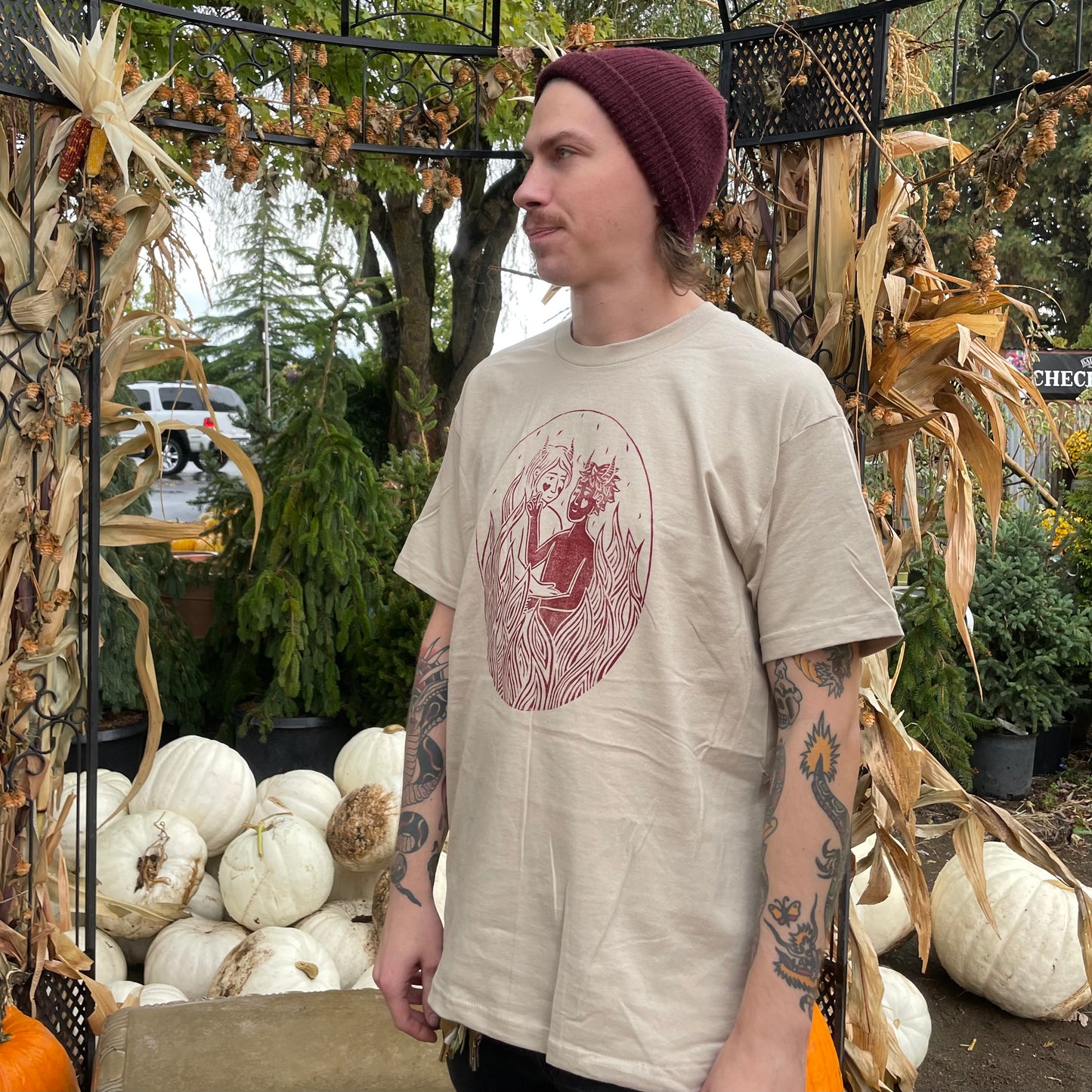 Demon Boys Stamped Short Sleeve Shirt