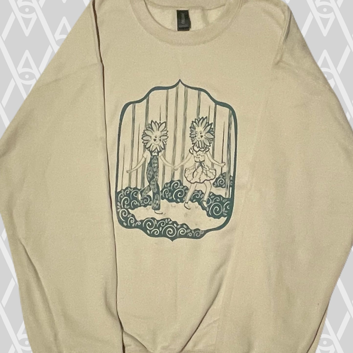 Frolicking Flowers Crewneck Sweater