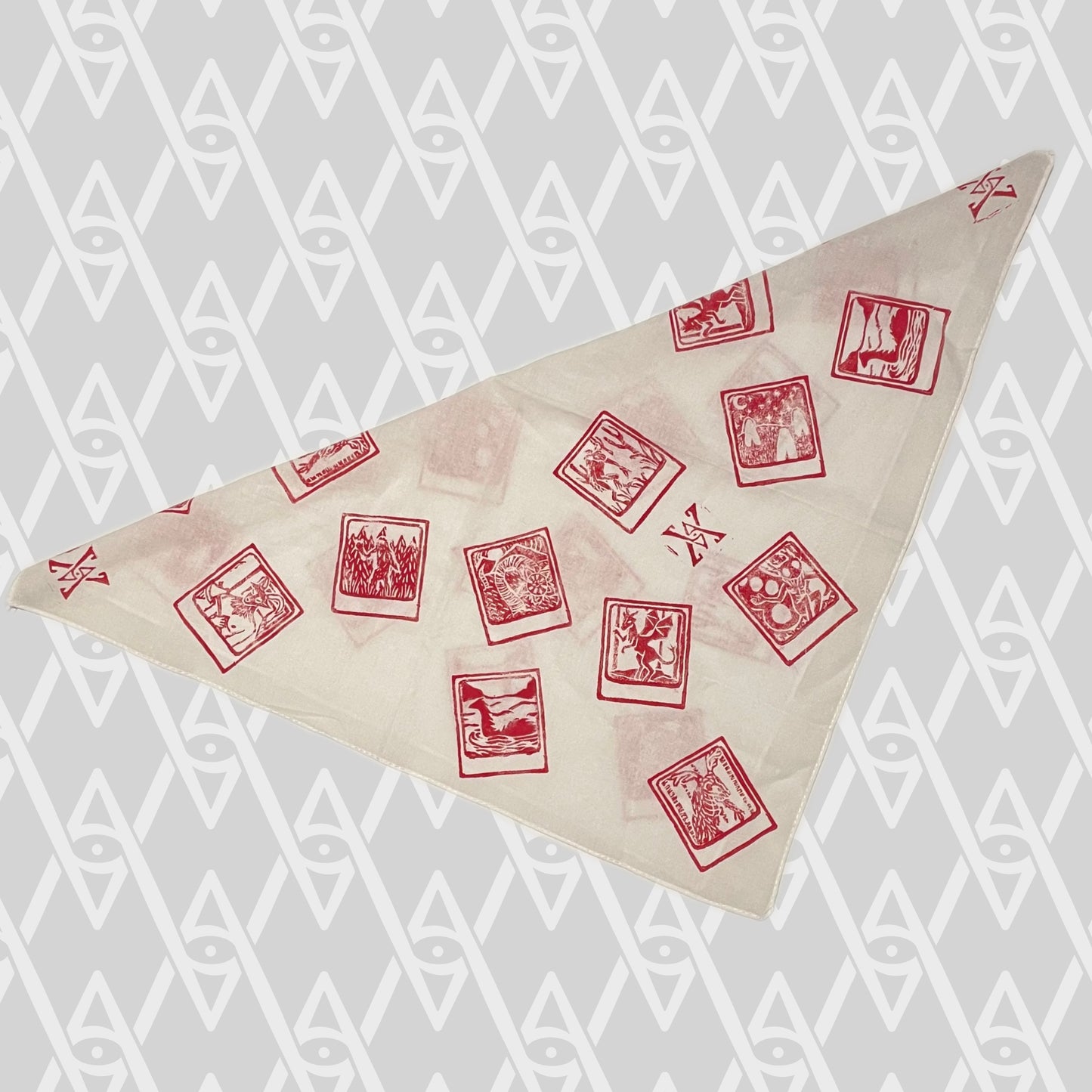 Cryptid Polaroid Cotton Bandana