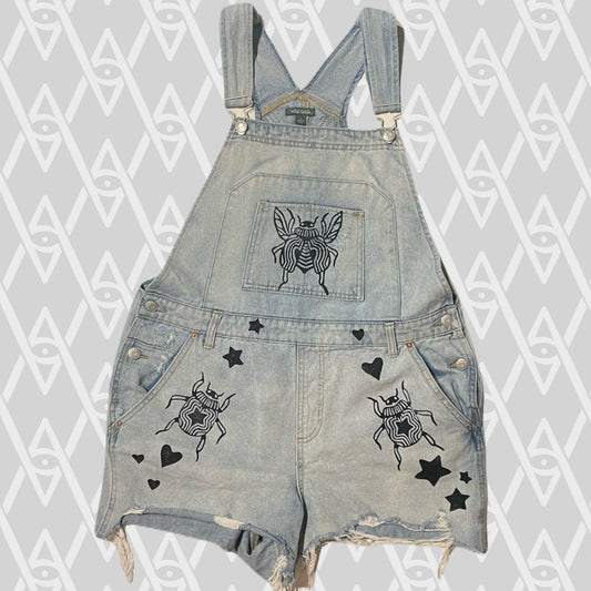 Beetle Overalls Shorts Size L