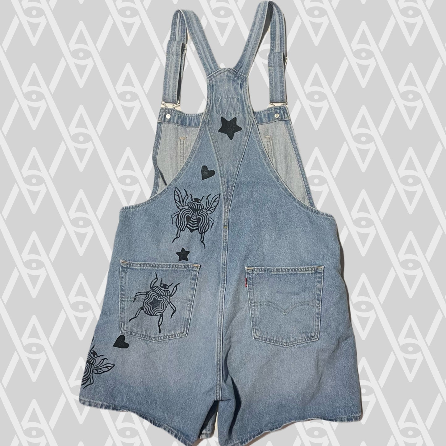 Beetle Overalls Shorts Size M