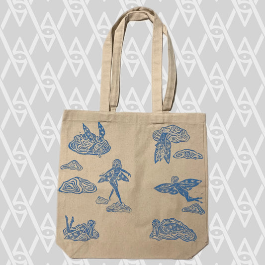 Fairy Stamped Canvas Tote Bags