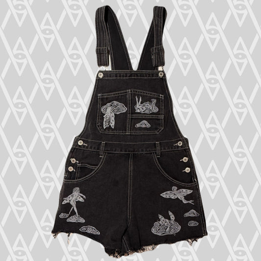 Fairy Overalls Shorts Size M