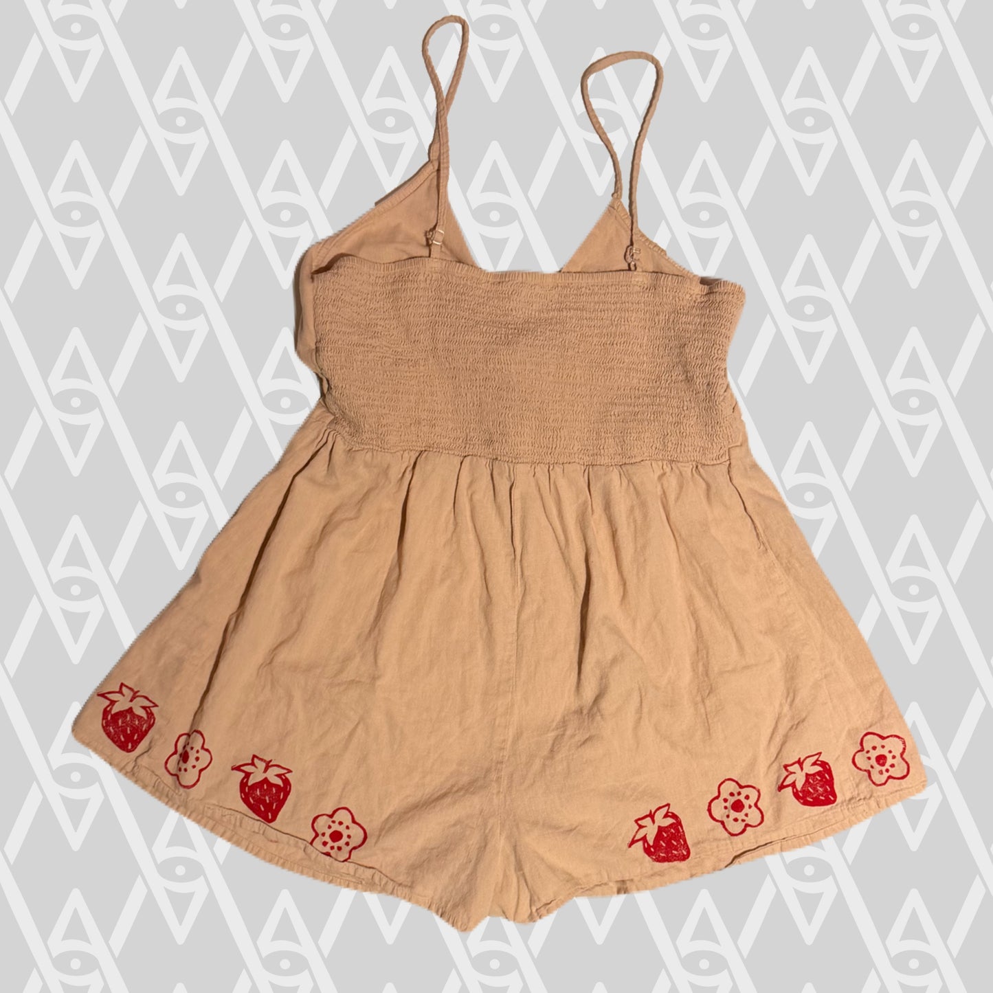 Strawberry Short Romper Size 16