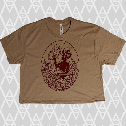 Demon Boys Stamped Crop Top