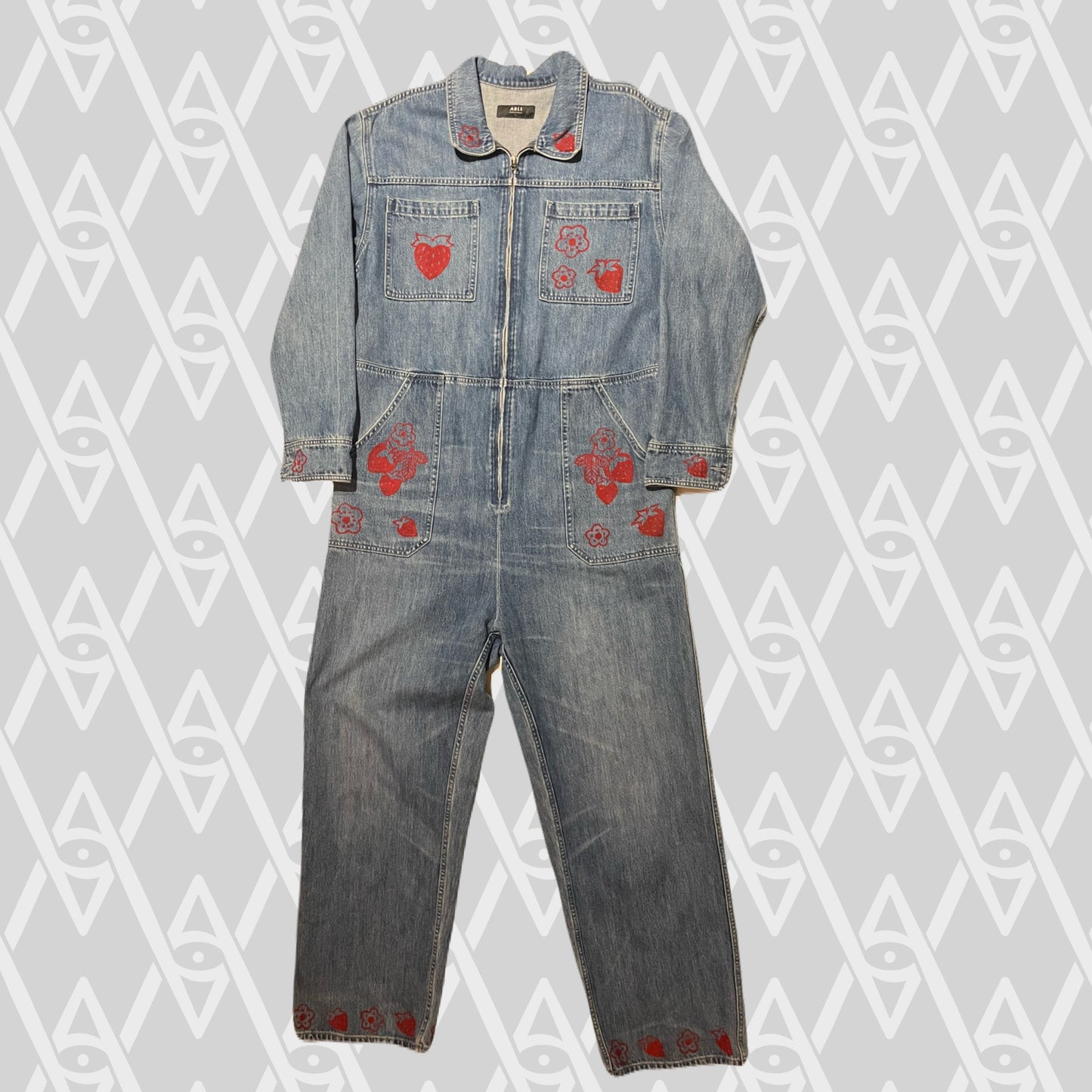 Strawberry Coveralls Large