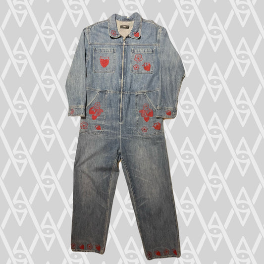 Strawberry Coveralls Large
