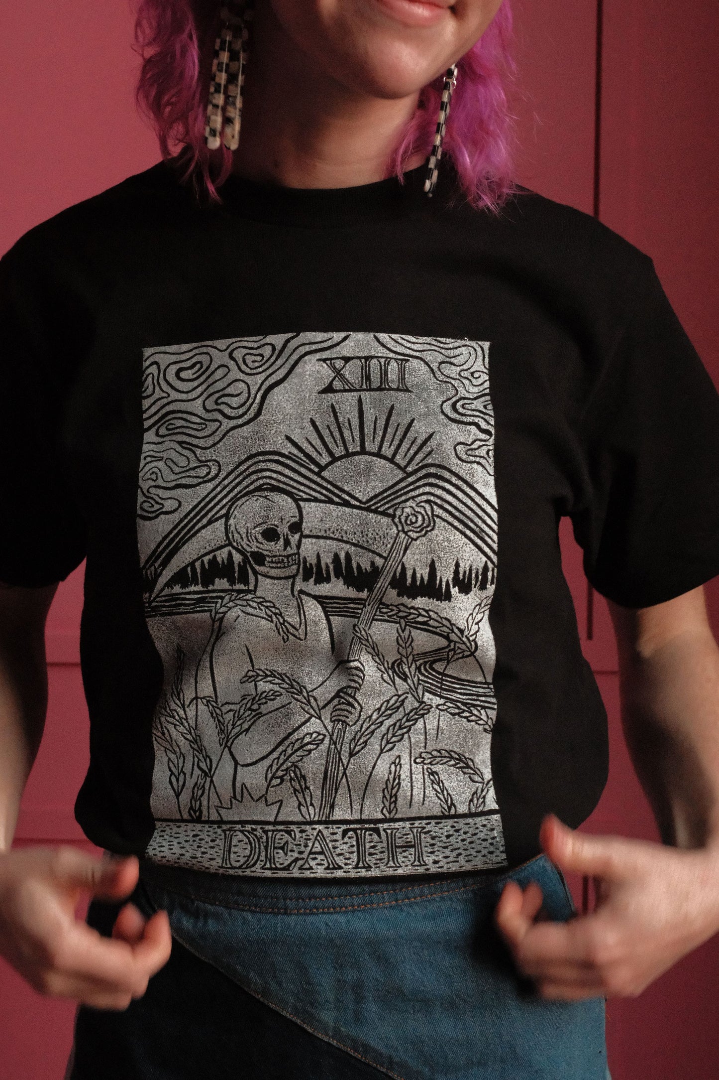 Death Tarot Short Sleeve Shirt