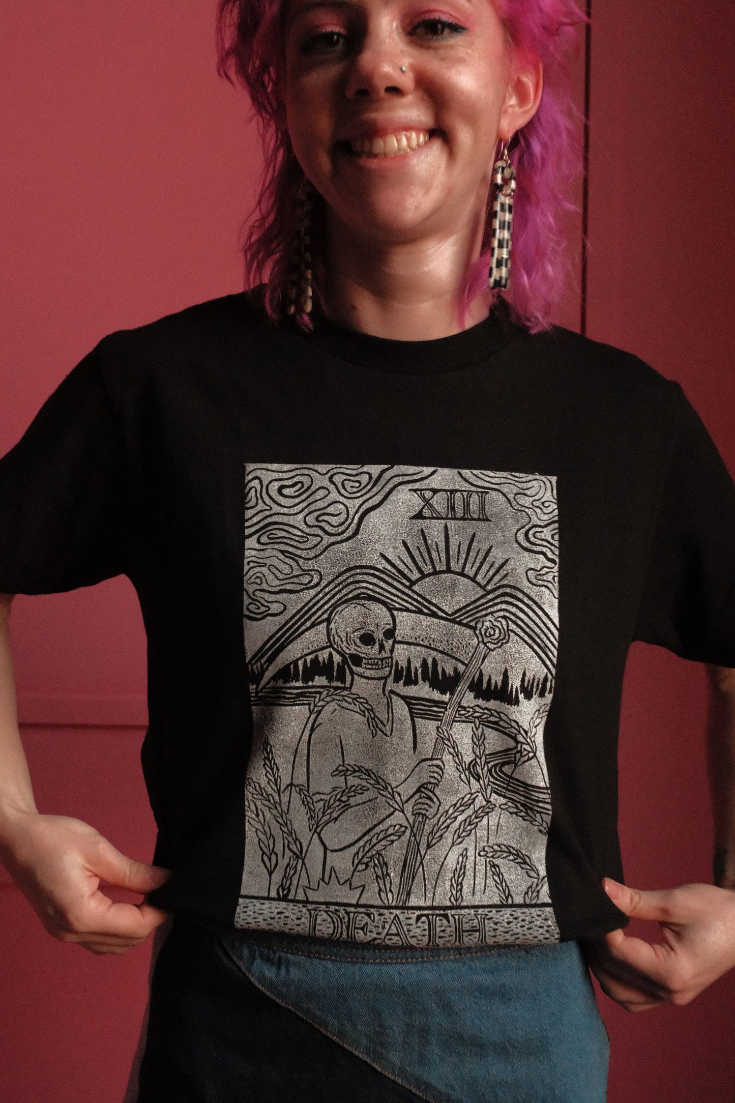 Death Tarot Short Sleeve Shirt